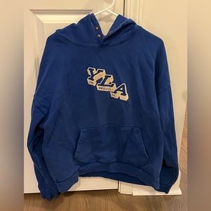 YoungLA royal blue hooded sweatshirt